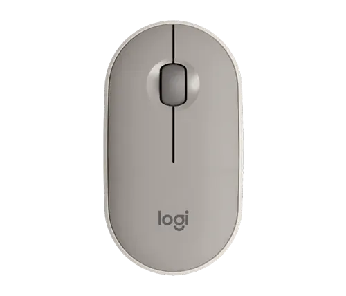 עכבר אלחוטי Logitech Pebble M350 Bluetooth בצבע חול