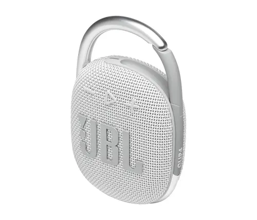 רמקול נייד JBL Clip 4 Bluetooth בצבע לבן 