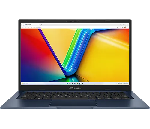 מחשב נייד "14 ASUS Vivobook 14 X1404ZA-NK086W i3-1215U כונן 256GB SSD זכרון 8GB ומ.גרפי Intel Intel UHD Graphics בצבע Quiet Blue