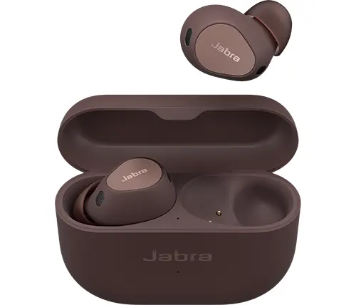 אוזניות Bluetooth אלחוטיות Jabra Elite 10 בצבע קקאו