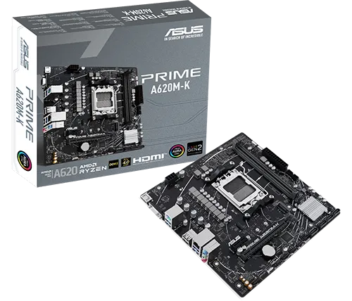 לוח אם Asus Prime A620M-K AM5 DDR5 AMD