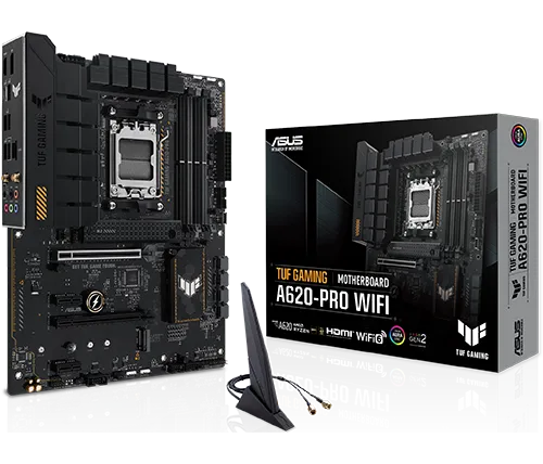 לוח אם ASUS TUF Gaming A620-PRO WIFI DDR5 AM5 AMD