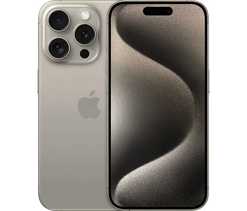 אייפון Apple iPhone 15 Pro 256GB בצבע Natural Titanium כולל הטבה