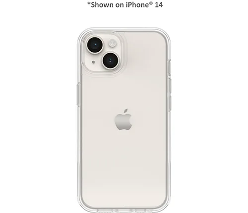 כיסוי לטלפון Otterbox Symmetry iPhone 15 שקוף
