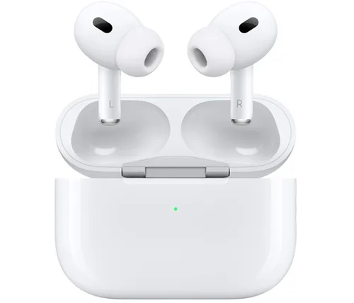 אוזניות אלחוטיות Apple AirPods Pro 2 True Wireless עם קייס טעינה MagSafe (USB‑C)