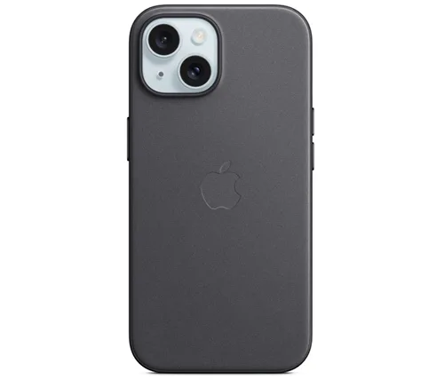 כיסוי FineWoven ל Apple iPhone 15 עם MagSafe - שחור