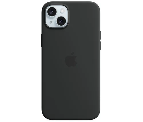 כיסוי סיליקון ל Apple iPhone 15 Plus עם MagSafe - שחור