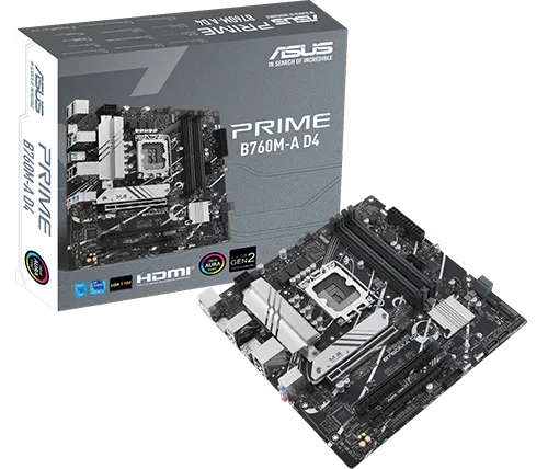 לוח אם Asus Prime B760M-A D4-CSM 1700 DDR4