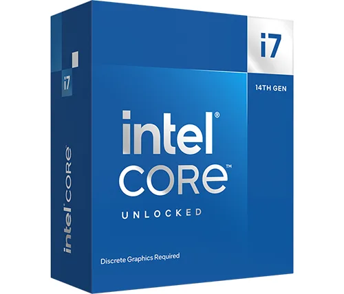 מעבד Intel Core i7-14700KF up to 5.50GHz 33MB Cache Raptor Lake Box