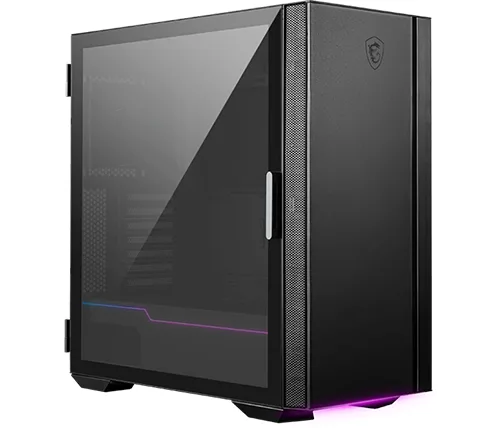 מארז מחשב MSI MPG QUIETUDE 100S בצבע שחור כולל חלון צד