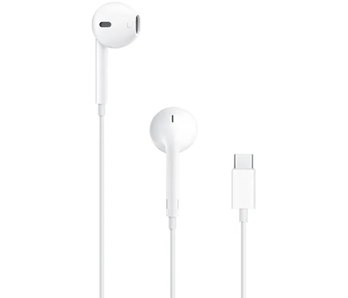 אוזניות Apple EarPods USB-C בצבע לבן
