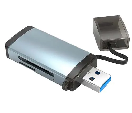 קורא כרטיסי זיכרון USB 3.0 מהיר - Ivory Peripherals