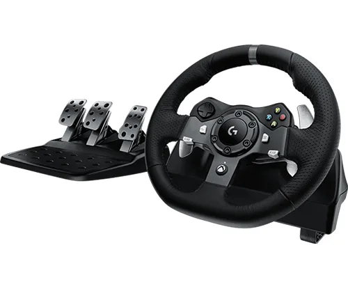 הגה מרוצים ודוושות Logitech G G920 Driving Force ל- Xbox, PC