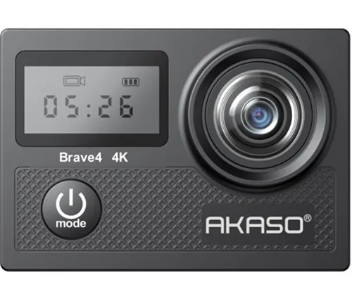 מצלמת אקסטרים אקאסו Akaso Brave 4 4Kעם ערכת נלווים רחבה