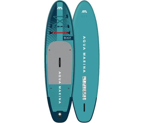 סאפ מתנפח Aqua Marina Beast BT-23BEP 320cm בצבע טורקיז כולל משוט - משלוח חינם