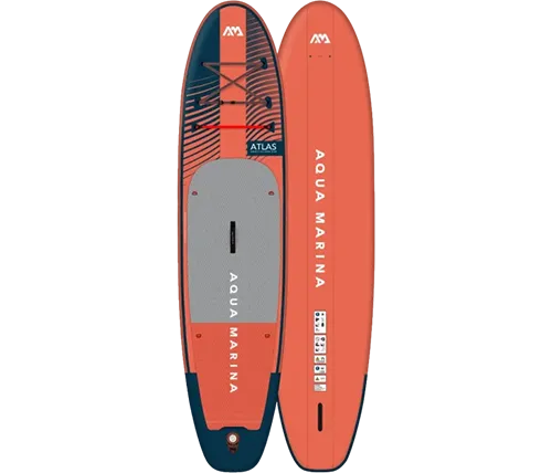 סאפ מתנפח Aqua Marina Atlas BT-23BEP 366cm בצבע כתום כולל משוט - משלוח חינם