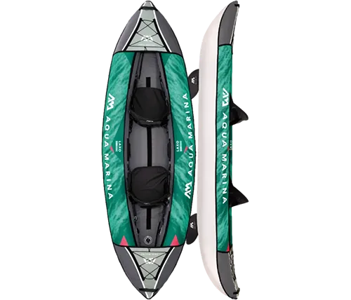 קיאק מתנפח זוגי Aqua Marina LAXO LA-320 בצבע ירוק - משלוח חינם