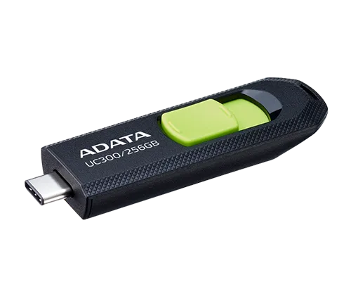 זכרון נייד ADATA UC300 USB-C 3.2 Gen1 - בנפח 256GB עם מנגנון סליידר