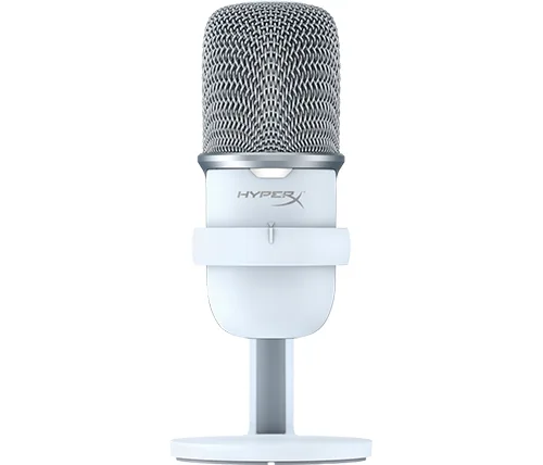 מיקרופון HyperX SoloCast - USB Gaming Microphone בצבע לבן
