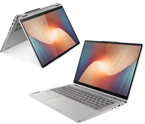 מחשב נייד עם מסך מגע "14 Lenovo IdeaPad Flex 5 82R900E9IV Ryzen 5 5500U כונן 512GB SSD, זכרון 16GB ומ.גרפי AMD Radeon Graphics