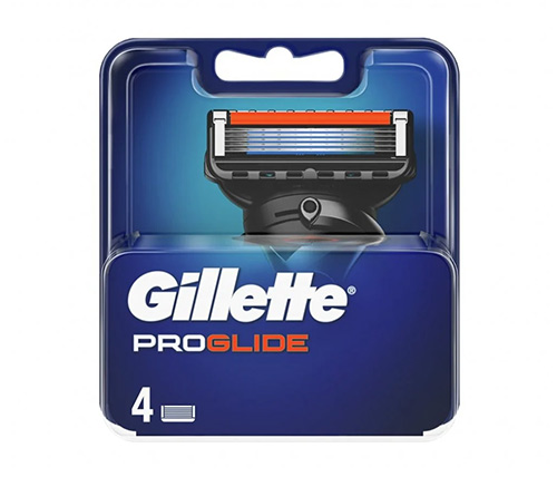 סכיני גילוח ג'ילט Gillette ProGlide - באריזה 4 סכינים