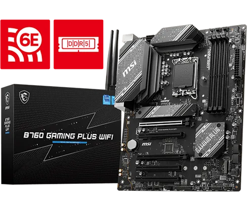 לוח אם MSI B760 GAMING PLUS WIFI 6E DDR5