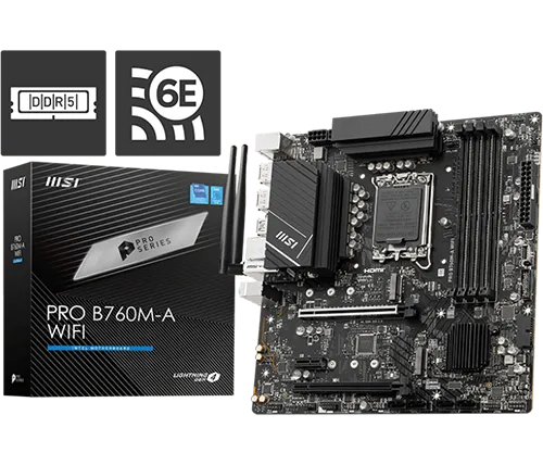 לוח אם MSI PRO B760M-A WIFI6E DDR5