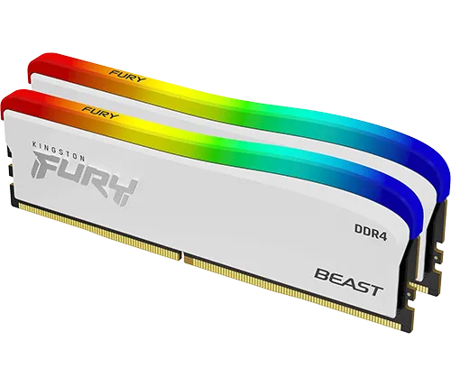 זכרון למחשב Kingston FURY Beast DDR4 RGB Special Edition 3600MHz 2x8GB KF436C17BWAK2/16 DIMM