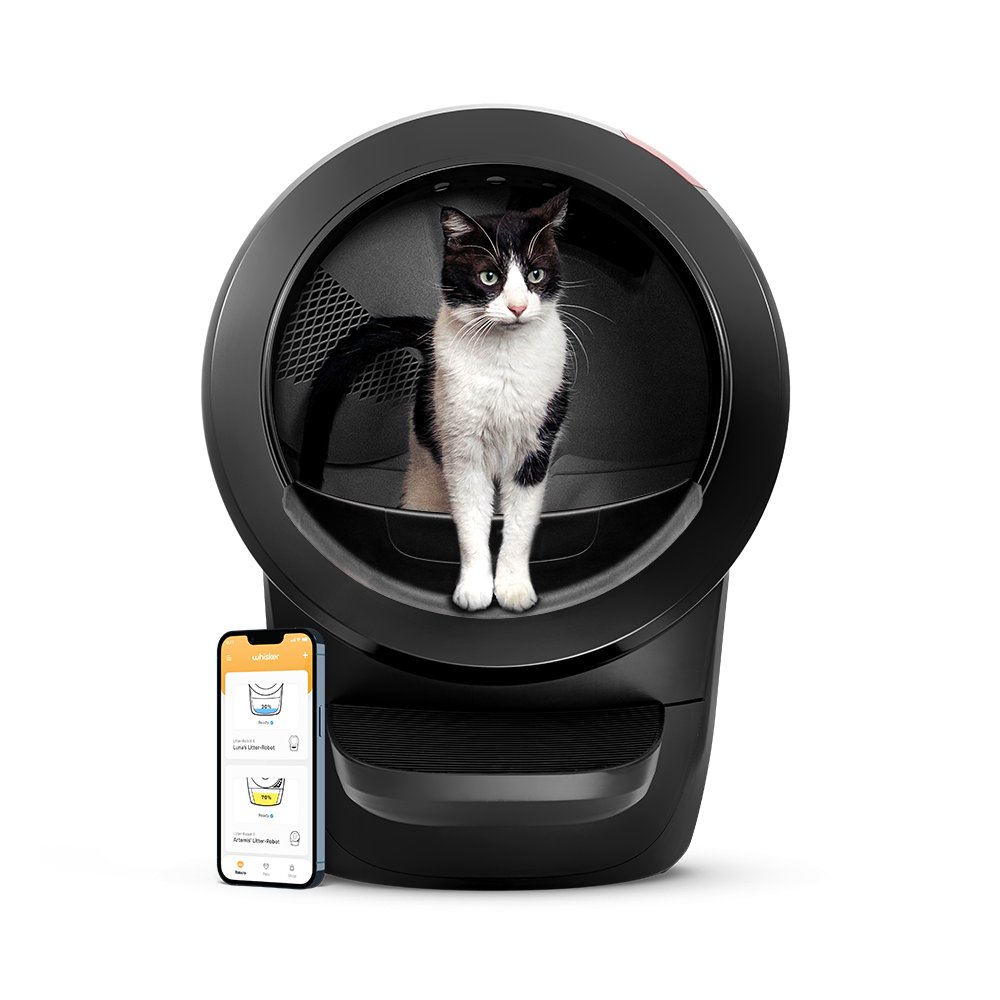 שירותים רובוטיים לחתולים Litter-Robot 4  בצבע שחור - משלוח חינם 
