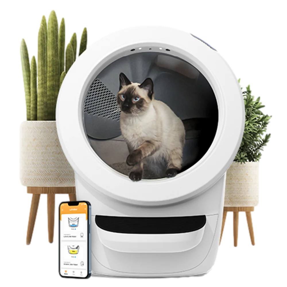 שירותים רובוטיים לחתולים Litter-Robot 4 בצבע לבן -משלוח חינם 
