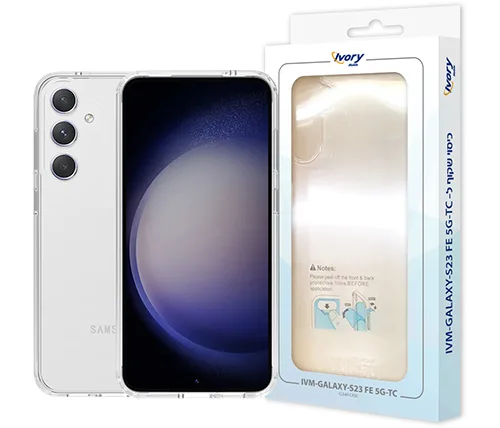 מגן לטלפון גלקסי Samsung Galaxy S23 FE שקוף Ivory Mobile