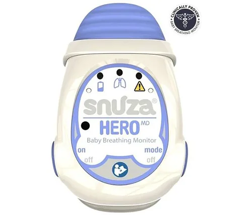 מוניטור נשימתי אקטיבי Snuza Hero MD 2024 היחיד עם אישור מיכשור רפואי