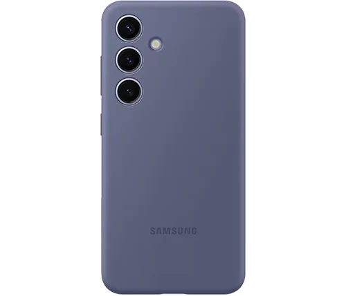 כיסוי סיליקון מקורי ל Samsung Galaxy S24 בצבע סגול 