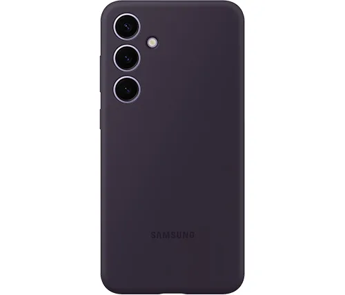 כיסוי סיליקון מקורי ל Samsung Galaxy S24 Plus בצבע סגול כהה