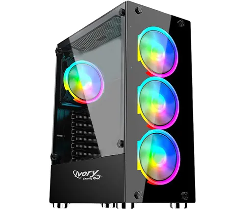 מחשב נייח IVORY הכולל מעבד Intel Core i5-11400, זכרון 16GB, כונן 480GB SSD, לוח ASUS ומערכת הפעלה Windows 11 Home