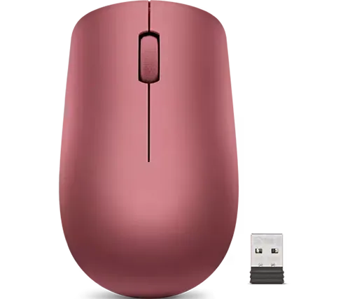 עכבר אלחוטי Lenovo 530 Wireless Compact צבע אדום