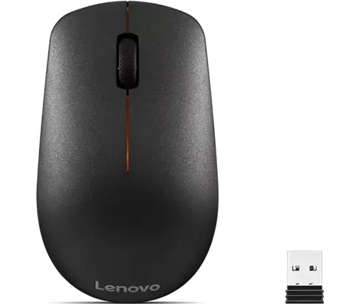 עכבר אלחוטי Lenovo 400 Wireless Mouse בצבע שחור