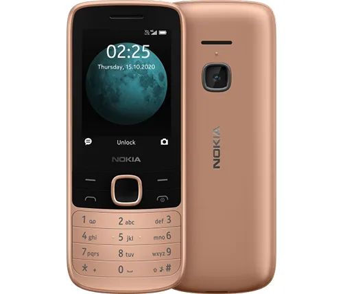 טלפון סלולרי Nokia 225 4G בצבע חול זהב
