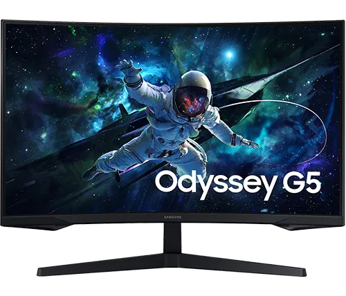 מסך גיימינג קעור 31.5 אינץ Samsung Odyssey G5 Series 2K WQHD S32CG552EM