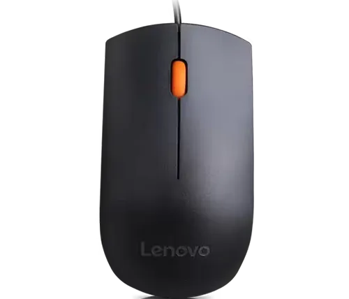עכבר חוטי Lenovo 300 USB-A בצבע שחור