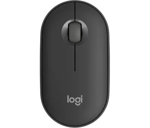 עכבר אלחוטי Logitech Pebble Wireless Mouse M350S בצבע אפור