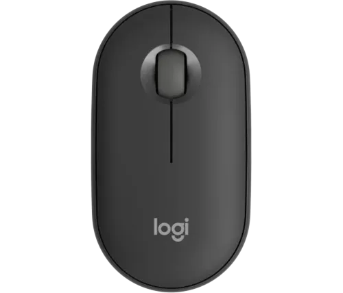 עכבר לוג'יטק אלחוטי 2.4Ghz - צבע אפור - Logitech Pebble Mouse 2 M350S Wireless