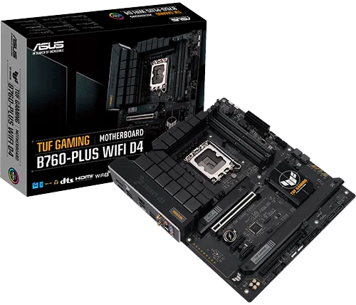 לוח אם ASUS TUF Gaming B760-PLUS WIFI D4 DDR4 ATX