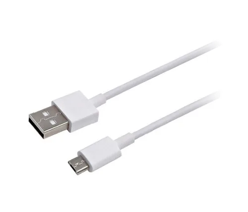 כבל טעינה וסנכרון USB-A ל- Xiaomi Micro-USB בצבע לבן