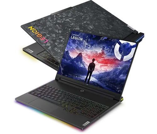 מחשב נייד גיימינג ''Lenovo Legion 9 83G0001CIV i9-14900HX 16 כונן 2TB SSD זכרון 64GB מ.גרפי Nvidia RTX 4090 16GB בצבע Carbon Black