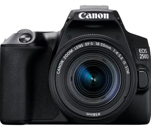 מצלמה דיגיטלית Canon EOS 250D DSLR כולל עדשה EF-S 18-55mm f/4-5.6 IS STM