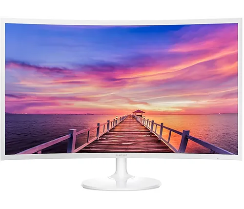 מסך מחשב קעור ''27 Samsung Curved C27F391FHR בצבע לבן
