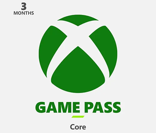 קוד דיגיטלי Xbox Game Pass Core ל-3 חודשים