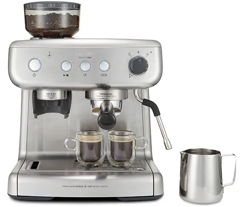 מכונת קפה אספרסו Breville Barista Max VCF126X נירוסטה