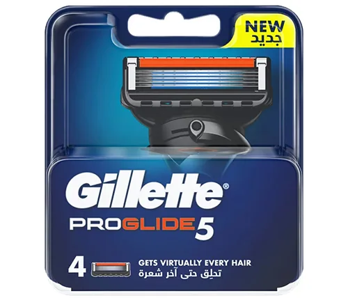 ראשים לסכין גילוח Gillette Fusion5 ProGlide 5 – ארבע יחידות
